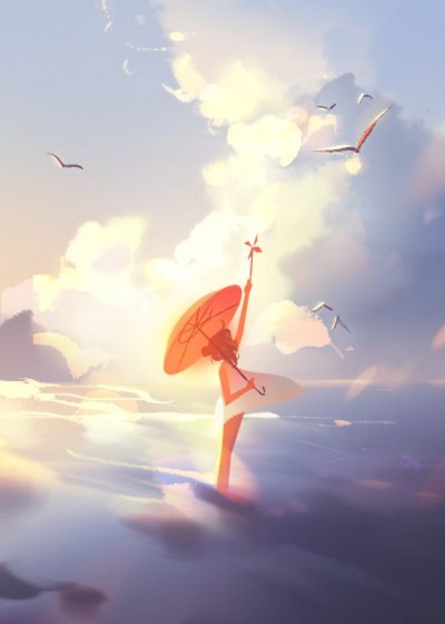 他悄悄地亲吻过